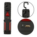 Lampa warsztatowa latarka 3w1 5 trybów USB magnes hak akumulator 1200 mAh 200 lm KAFUWELL