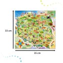 Puzzle edukacyjne układanka Mapa Polski 128 elementów 6+ CASTORLAND