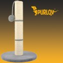 Purlov Drapak dla kota - słupek szary 45cm