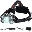 Trizand Latarka czołowa 5 x LED T6 CREE