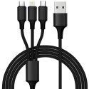 Xtrobb Ładowarka samochodowa 4x USB + kabel Xtrobb 19907