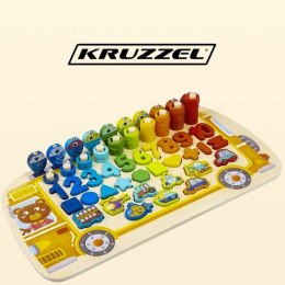 Kruzzel Układanka drewniana- sorter 6w1 Kruzzel 22636