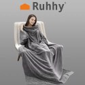 Ruhhy Bluza- kocoszlafrok jasnoszary Ruhhy 22649