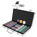 Malatec Poker - zestaw 300 żetonów w walizce HQ 23528