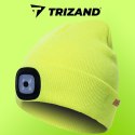 Trizand Czapka zimowa z latarką- żółta Trizand 22664